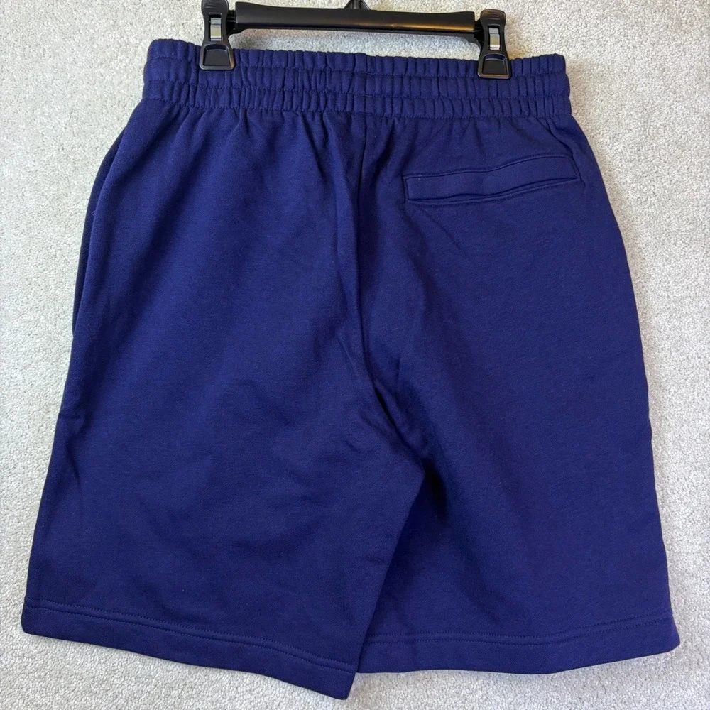 Under Armour Rival Fleece Shorts Mens Small Navy Blue Loose Fit 1379779-410-SM